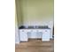 Office area with built-in desk, granite countertop, and white cabinets at 2231 Catawba Trace Dr, Catawba, NC 28609