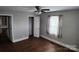 Bedroom featuring closet, natural light and modern fan at 2607 Lowell Rd, Gastonia, NC 28054