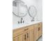 Stylish bathroom featuring double sinks and modern fixtures at 2616 Holton Ave, Charlotte, NC 28208