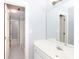 Bathroom with vanity, mirror, and tub/shower combination at 3010 Lakewood Edge Dr, Charlotte, NC 28269