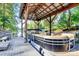 Lakeside boat dock and boathouse with ample space for parking and enjoying the waterfront at 3915 Chevlot Hills Rd, Sherrills Ford, NC 28673