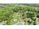 Aerial view of the property showing mature trees and greenery around the homes at 4067 Old Buff Rd, Hickory, NC 28602