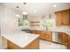 Modern kitchen with stainless steel appliances, an island, and ample counter space at 45 Mckinnon Ne Ave, Concord, NC 28025