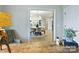 Bright home office with modern finishes and views into the dining area at 4813 Reason Ct # 75, Harrisburg, NC 28075