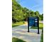 Little Sugar Creek Greenway sign with map and trail information at 516 Northgate Ave, Charlotte, NC 28209