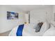 Bedroom with a bed and an abstract picture hanging on the wall at 545 Morrison Farm Rd, Troutman, NC 28166