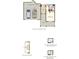 Floorplan layout showcasing the garage, bedroom 2, the foyer, and a porch at 8105 Stillhouse Ln # 23, Harrisburg, NC 28075