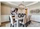 Formal dining room featuring designer light fixture and table with seating, perfect for entertaining guests at Tbd Boomer Ct # 7, Statesville, NC 28677