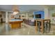 Recreational basement features a pool table, lounge area, and bar perfect for entertaining guests at 1306 Kings Bottom Dr, Fort Mill, SC 29715