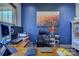 Well-lit home office featuring a spacious desk, ample storage, and a comfortable workspace at 1306 Kings Bottom Dr, Fort Mill, SC 29715