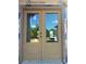 Close up of the new entry door installation at 169 Hickory Grove Rd, Harmony, NC 28634