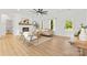Bright and stylish living room with fireplace, modern furniture, and natural light at 215 Scout Rd, Locust, NC 28097