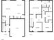 Detailed floor plan showcasing the layout of both floors of the home at 3357 Ellingford Rd, Charlotte, NC 28214