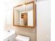Bathroom with a vanity, mirror, and neutral walls at 390 15Th Ne Ave, Hickory, NC 28601