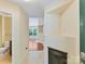 Bright hallway with tile flooring leading to an inviting living space at 4143 Tullock Creek Dr, Charlotte, NC 28269