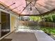 Covered patio with a view of the backyard at 4143 Tullock Creek Dr, Charlotte, NC 28269