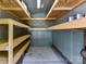 Shelved basement storage area with ample shelving and space for organizing belongings at 4143 Tullock Creek Dr, Charlotte, NC 28269