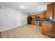Spacious kitchen with stainless steel appliances, tile floors, and ample counter space at 4219 Shasta Cir, Clover, SC 29710