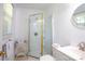 Bathroom with walk-in shower at 4925 Seacroft Rd, Charlotte, NC 28210