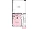 Floor plan showcasing a bedroom, bathroom, foyer, and garage layout with labeled dimensions at 5055 Westmead Ln, Charlotte, NC 28262