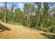 A mulched backyard surrounded by a wooded area offers peaceful seclusion at 74 Snyder Ne Ct, Concord, NC 28025