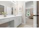 Bathroom featuring white vanity, and tiled floors at 7600 Brookmont Ln, Waxhaw, NC 28173
