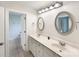 Bathroom with dual sinks and bright lighting at 845 Creek Bluff Rd, Rock Hill, SC 29732