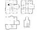 Floor plan of a house with multiple bedrooms, bathrooms, kitchen, living room, and garage at 845 Creek Bluff Rd, Rock Hill, SC 29732
