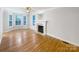 Bright living room features a fireplace and large windows, which allows for great natural lighting at 845 Creek Bluff Rd, Rock Hill, SC 29732
