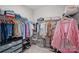 Spacious walk-in closet with clothing racks and shelves at 10423 Drake Hill Dr, Huntersville, NC 28078