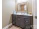 Modern half-bath with a stylish vanity, ample storage, and neutral decor perfect for guests at 1308 Twin Oaks Dr, Chester, SC 29706