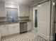 Contemporary kitchen featuring stainless appliances, granite countertops and decorative floors at 1401 Anderson St, Charlotte, NC 28205