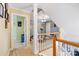 Open hallway view with white accents, neutral walls, and an inviting view of the home at 1511 Elkhart Cir, Gaston, NC 28054
