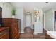 Primary bedroom featuring hardwood floors and neutral paint at 158 Water Oak Dr, Pineville, NC 28134