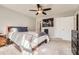 Comfortable bedroom featuring a queen-sized bed, ample closet space, and natural light at 1807 Oakdale Green Dr, Charlotte, NC 28216