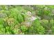 Aerial view showcasing a house with verdant landscape at 181 Canipe Rd, Dallas, NC 28034