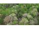 A scenic aerial view of the property surrounded by lush trees at 181 Canipe Rd, Dallas, NC 28034