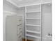 Well-organized walk-in closet with built-in shelving at 1860 Rosemont St, Salisbury, NC 28144