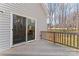 Back deck with sliding glass doors provides a seamless transition to outdoor living and entertaining at 1870 Beth Haven Church Rd, Denver, NC 28037
