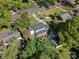 A beautiful aerial view showcasing the house, with a well-maintained lawn at 1927 S Wendover Rd, Charlotte, NC 28211