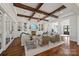Inviting living room with fireplace, built-in shelving, and warm wood flooring at 1976 Ferncliff Rd, Charlotte, NC 28211
