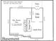 Basement floor plan displaying dimensions for the recreation room, laundry, utility room, and storage at 210 35Th Ne Ave, Hickory, NC 28601