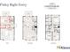 Detailed floor plan showcasing the layout of each level of the home at 2124 Barrowcliffe Nw Dr, Concord, NC 28027
