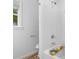 Bathroom featuring a shower-tub combination and updated fixtures at 261 8Th Avenue Se Dr, Hickory, NC 28602
