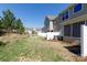 View of the backyard and neighboring townhomes at 3246 Yarmouth Ln, Gastonia, NC 28056
