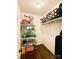 Organized closet with shelving for toys at 3718 Barclay Downs Dr, Charlotte, NC 28209