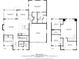Detailed floor plan of a spacious home, outlining the layout of rooms on both floors with dimensions at 4012 Spring Cove Way, Belmont, NC 28012