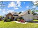 Charming home with brick facade, well-manicured landscaping and a two-car garage at 4705 Granite Ct, Indian Trail, NC 28079