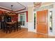 Formal dining room featuring a hardwood floor, a table, and a light fixture at 503 Kinsey Creek Ct, Rock Hill, SC 29730