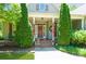 Inviting front porch with decorative accents and seating area at 503 Kinsey Creek Ct, Rock Hill, SC 29730